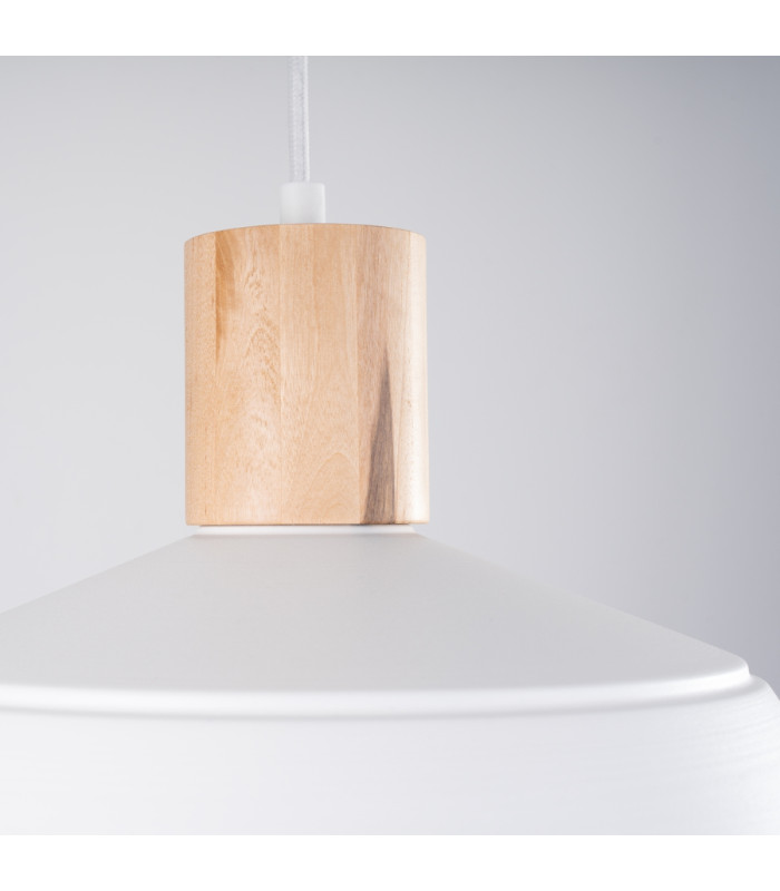 Fano 34cm Dome Pendant Ceiling Light White-10