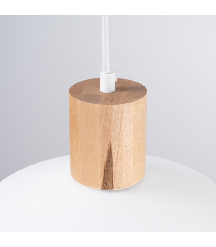 Fano 34cm Dome Pendant Ceiling Light White-14