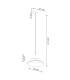 Fano 34cm Dome Pendant Ceiling Light White-15