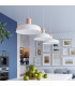 Fano 34cm Dome Pendant Ceiling Light White-17