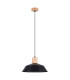 Fano 34cm Dome Pendant Ceiling Light Black-1