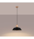 Fano 34cm Dome Pendant Ceiling Light Black-2