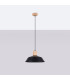 Fano 34cm Dome Pendant Ceiling Light Black-3