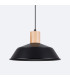 Fano 34cm Dome Pendant Ceiling Light Black-7
