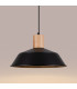 Fano 34cm Dome Pendant Ceiling Light Black-8