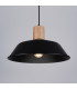 Fano 34cm Dome Pendant Ceiling Light Black-9