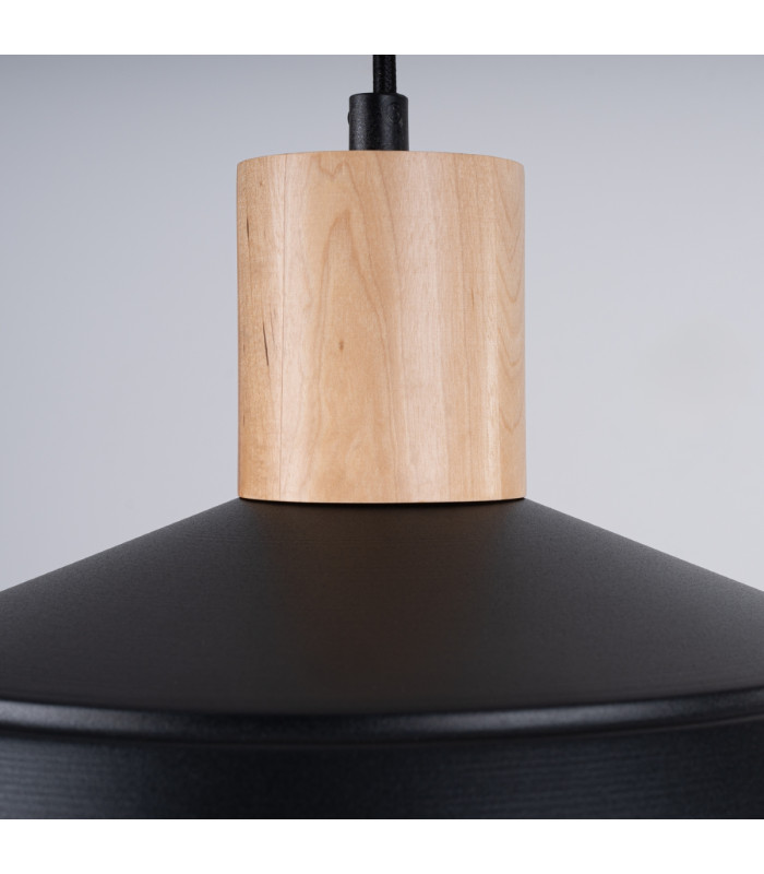 Fano 34cm Dome Pendant Ceiling Light Black-13