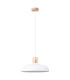 Indy 38cm Dome Pendant Ceiling Light White-1