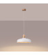 Indy 38cm Dome Pendant Ceiling Light White-2