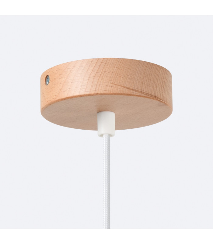 Indy 38cm Dome Pendant Ceiling Light White-7