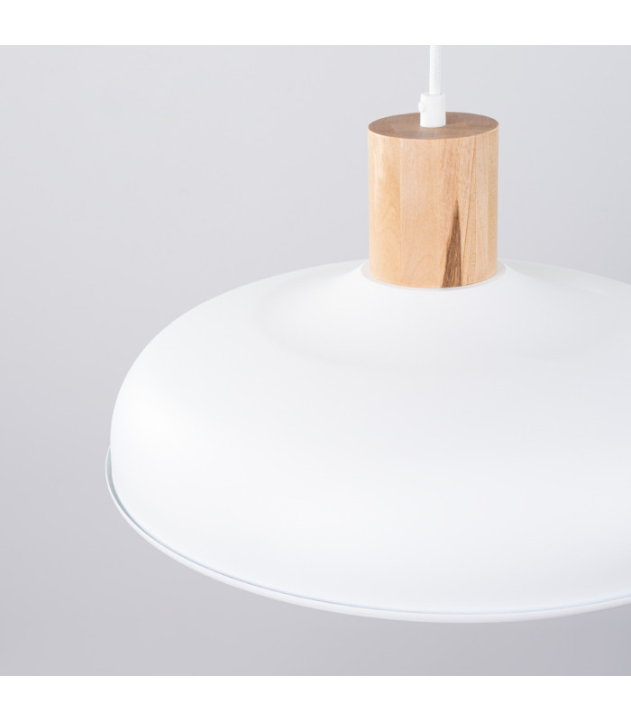 Indy 38cm Dome Pendant Ceiling Light White-10