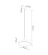 Indy 38cm Dome Pendant Ceiling Light White-14