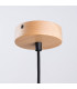 Indy 38cm Dome Pendant Ceiling Light Black-7