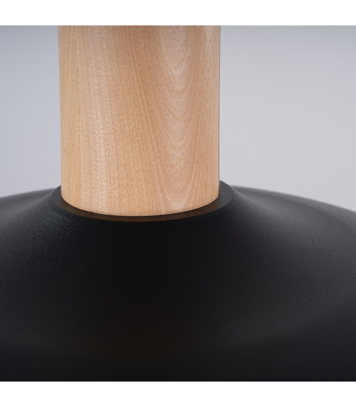 Indy 38cm Dome Pendant Ceiling Light Black-11