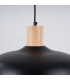 Indy 38cm Dome Pendant Ceiling Light Black-12