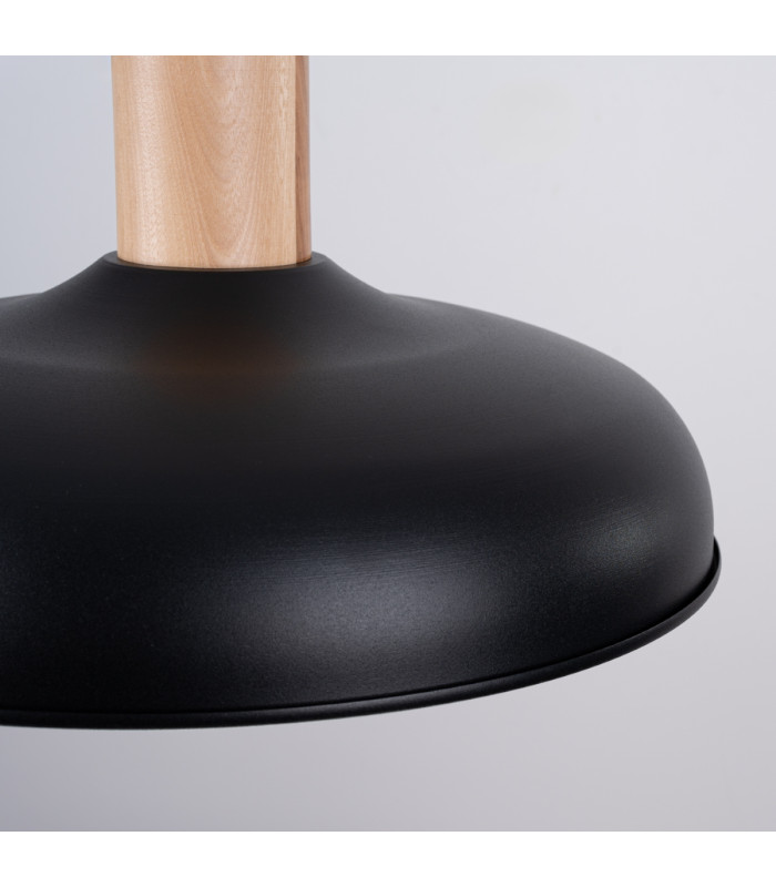Indy 38cm Dome Pendant Ceiling Light Black-14
