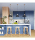 Indy 38cm Dome Pendant Ceiling Light Black-18