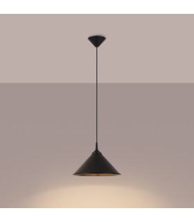 Zuma 30cm Dome Pendant Ceiling Light Black-2