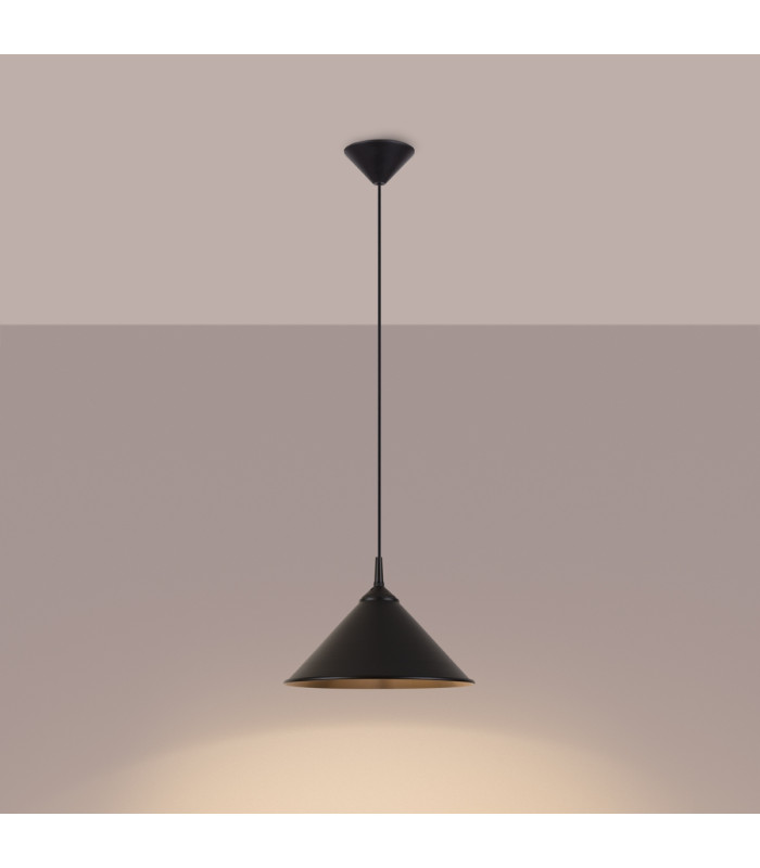 Zuma 30cm Dome Pendant Ceiling Light Black-2