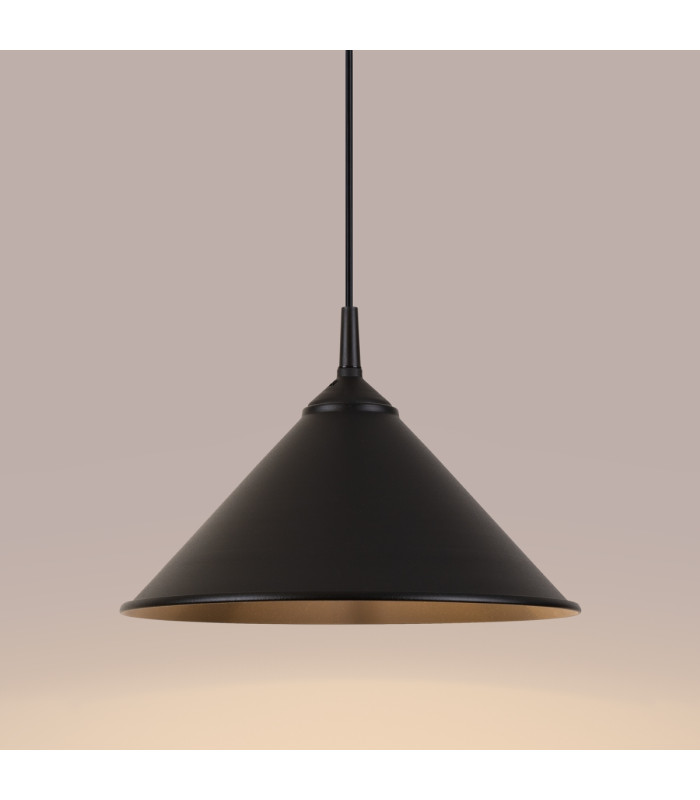 Zuma 30cm Dome Pendant Ceiling Light Black-7