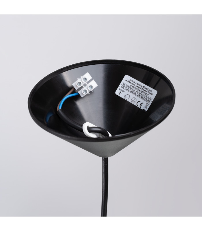 Zuma 30cm Dome Pendant Ceiling Light Black-8