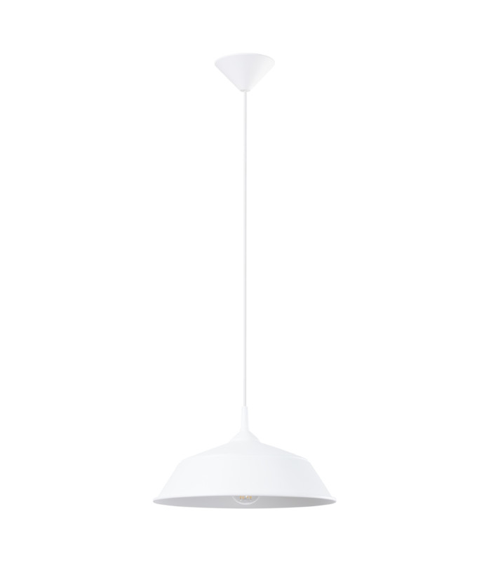 Frika 34cm Dome Pendant Ceiling Light White-1