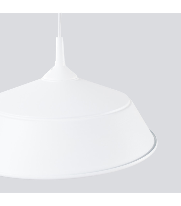 Frika 34cm Dome Pendant Ceiling Light White-6