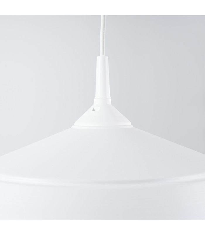 Frika 34cm Dome Pendant Ceiling Light White-7