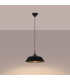 Frika 34cm Dome Pendant Ceiling Light Black-2