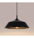 Frika 34cm Dome Pendant Ceiling Light Black-4