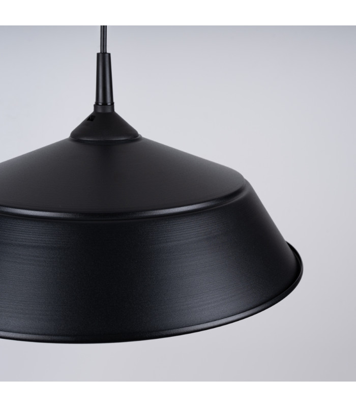 Frika 34cm Dome Pendant Ceiling Light Black-6