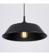 Frika 34cm Dome Pendant Ceiling Light Black-7