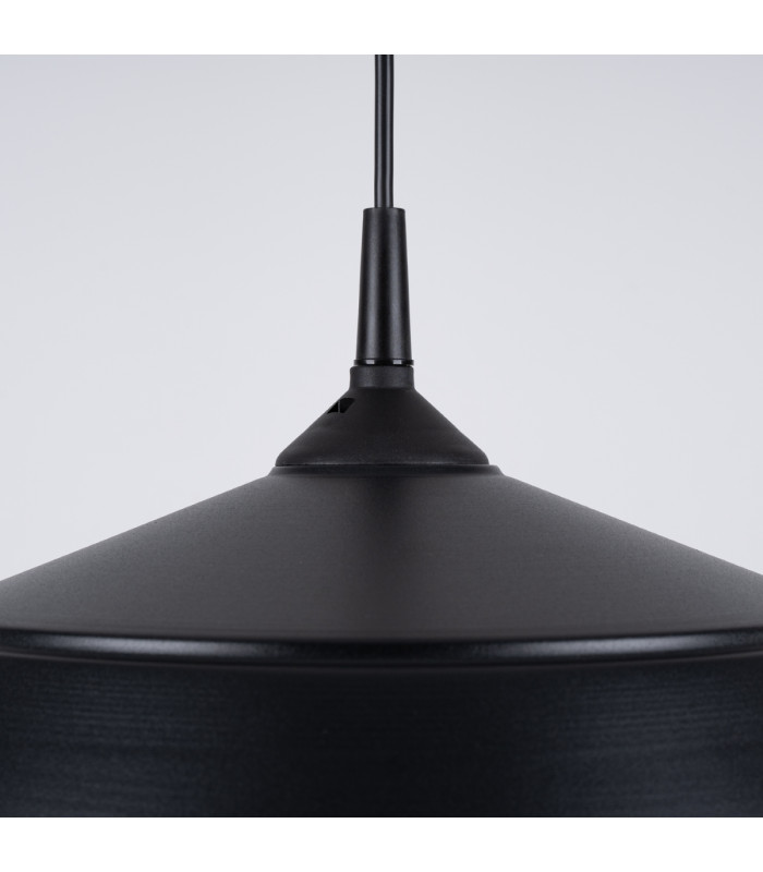 Frika 34cm Dome Pendant Ceiling Light Black-9
