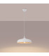 Gina 38cm Dome Pendant Ceiling Light White-2