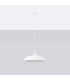 Gina 38cm Dome Pendant Ceiling Light White-3