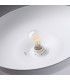 Gina 38cm Dome Pendant Ceiling Light White-5