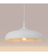 Gina 38cm Dome Pendant Ceiling Light White-9