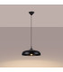 Gina 38cm Dome Pendant Ceiling Light Black-2