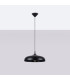 Gina 38cm Dome Pendant Ceiling Light Black-3