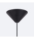 Gina 38cm Dome Pendant Ceiling Light Black-6
