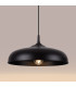 Gina 38cm Dome Pendant Ceiling Light Black-8
