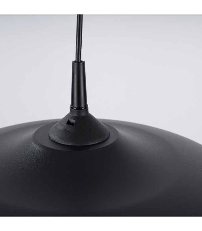 Gina 38cm Dome Pendant Ceiling Light Black-10