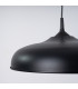 Gina 38cm Dome Pendant Ceiling Light Black-11