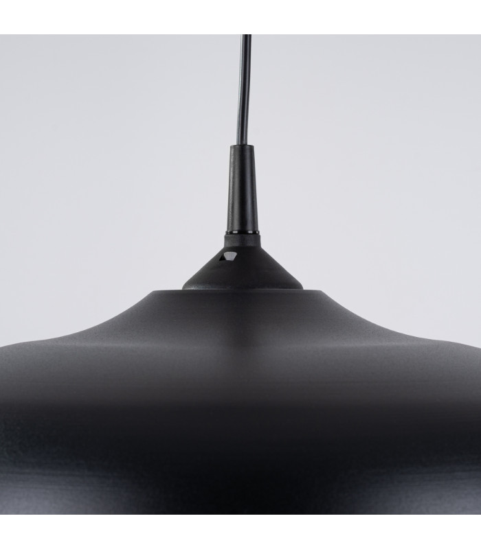 Gina 38cm Dome Pendant Ceiling Light Black-12