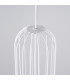 Brina Single Globe Pendant Ceiling Light White-9