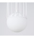 Brina Single Globe Pendant Ceiling Light White-11
