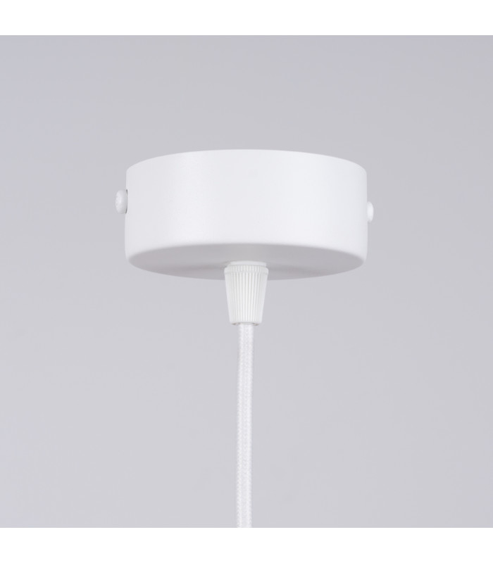 Brina Single Globe Pendant Ceiling Light White-12