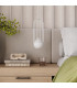 Brina Single Globe Pendant Ceiling Light White-16