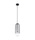 Brina Single Globe Pendant Ceiling Light Black-1