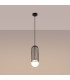 Brina Single Globe Pendant Ceiling Light Black-2
